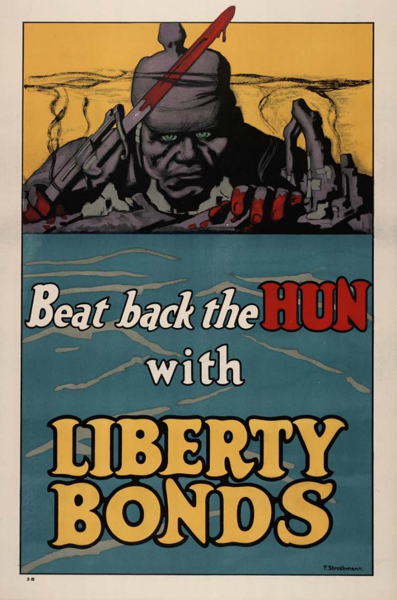 Beat back the Hun with Liberty Bonds