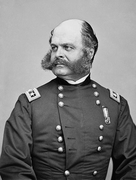 <img typeof="foaf:Image" src="http://statelibrarync.org/learnnc/sites/default/files/images/ambrose_burnside.jpg" width="455" height="600" alt="Portrait of General Ambrose Burnside" title="Portrait of General Ambrose Burnside" />