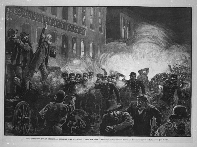 <img typeof="foaf:Image" src="http://statelibrarync.org/learnnc/sites/default/files/images/haymarketriot-harpers.jpg" width="1024" height="766" alt="The Haymarket Riot" title="The Haymarket Riot" />