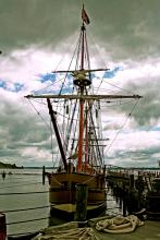 Sailing ship in Jamestown