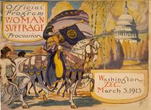 Official program, Woman suffrage procession, 1913