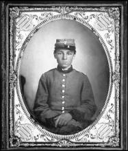Portrait of a Confederate soldier