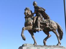 Conquistador statue