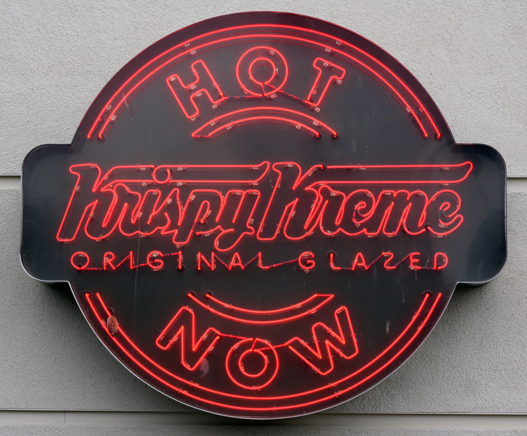 Krispy Kreme sign