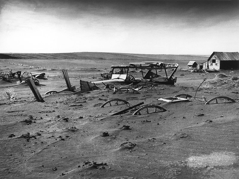 Dust Bowl in South Dakota, 1936